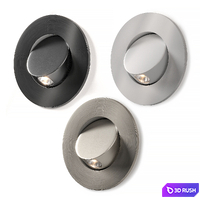 Round Recessed LED Bedside Reading Light