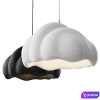 Nordic Wabi-sabi Japandi style chandelier light