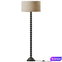 Bobbin Base Floor Lamp