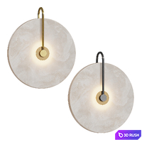 Frosted White Marble LED Wall Light