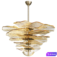Chandelier Lilypad Ambre by Laura Gonzalez