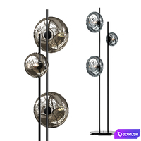 Riflessi Nubola PT Blown Glass Floor Lamp
