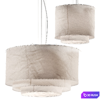 Minimalist Linen Pendant