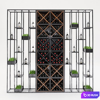 Shelving Wine Station