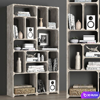 RECLAIMED PINE TALL BOOKCASE