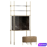 Rack with a padded stool 3 in 1 from My Imagination