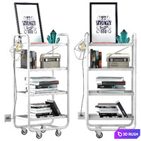 Decor set 04 | Bedside table with books