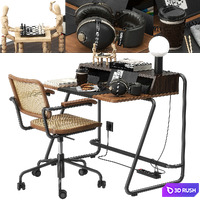 Thonet s1200 desk set