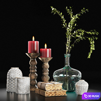 Decor Set with old books