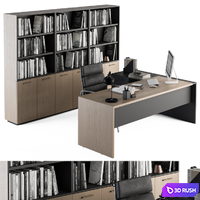 Office Furniture - Manager Set 09