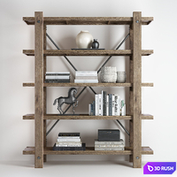 Pottery barn BENCHWRIGHT ETAGERE BOOKCASE