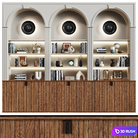 Mid-century shelving unit 01
