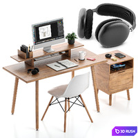 Apple Wooden WorkPlace Home Office