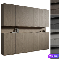 Bookshelf and decor rack, closet