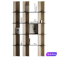Shelving with decor