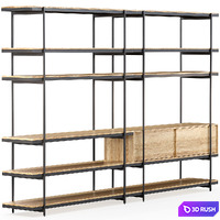 Furniture shelving unit by Westelm, Pierce series (60")