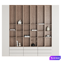 Built-in bookcase 007 KM