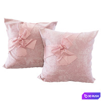 Pink pillows with bows (YOU)