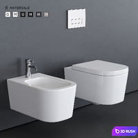 GALASSIA MEG11 Wall-Hung WC art. 5411 art. 5412