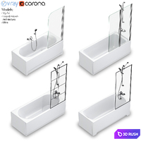 Villeroy & Boch set 58 rectangular bathtub set (Loop & Friends, Architectura, My Art, Libra)
