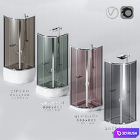 Shower Cabins 4pcs