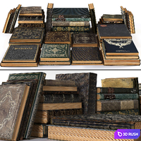 Book Stack Set Classic Old