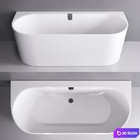 Wall-mounted bathtub Villeroy & Boch Oberon 2.0