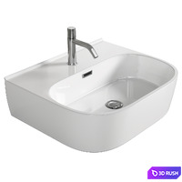 Lavabo sospeso lavandino da appoggio Synthesis 50 Olympia