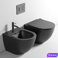 Toilet wall mounted Ceramica Nova Metropol CN4002MB rimless
