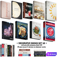 145 decorative books set 16 kitchen and cooking P02