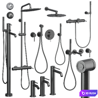 Gattoni Circle Two shower and faucet set