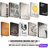 211 decorative books set 20 gold collection PART 1