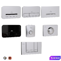 Villeroy & Boch flush plates for installation (7 pcs.)