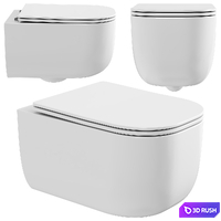 Wall-mounted toilet Ceramica Nova NOEL Rimless