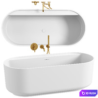 MASTELLO FREESTANDING STONE BATH 1600MM
