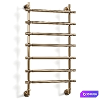 Water heated towel rail Dvin Bubble 3