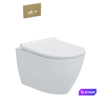 Wall hung toilet bowl BOCCHI Venezia 1295-001-0129 white, with microlift