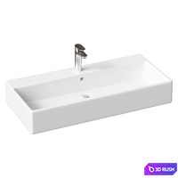 Surface/hung washbasin Duravit Vero 0454100044