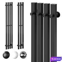 Electric heated towel rail Margroid Inaro profile 120x18 | 120x15