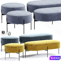Macca ottoma set