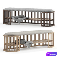 Pianca Palu Rattan Bench