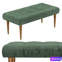 TUFTED BENCH