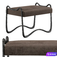 Hammered Bronze Bench