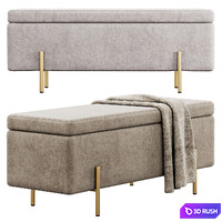 Jodel Upholstered Storage Bench by Everly Quinn