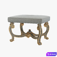 Baroque Style Carved Bench