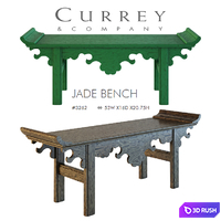 Currey & Company / Jade Bench