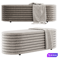 Rialto storage bench by cb2