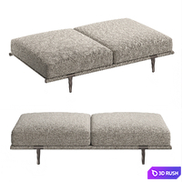 Italian pouffe Let it Be from Poltrona Frau