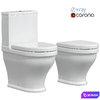 RIMLESS COMPACT TOILET CEZARES GIUBILEO