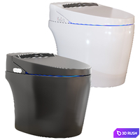 Modern smart automatic toilet